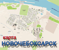 карта  новочебоксарска